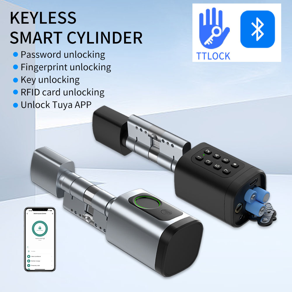 Smart Home Door Lock - TTLock APP Fingerprint FRID Card Password