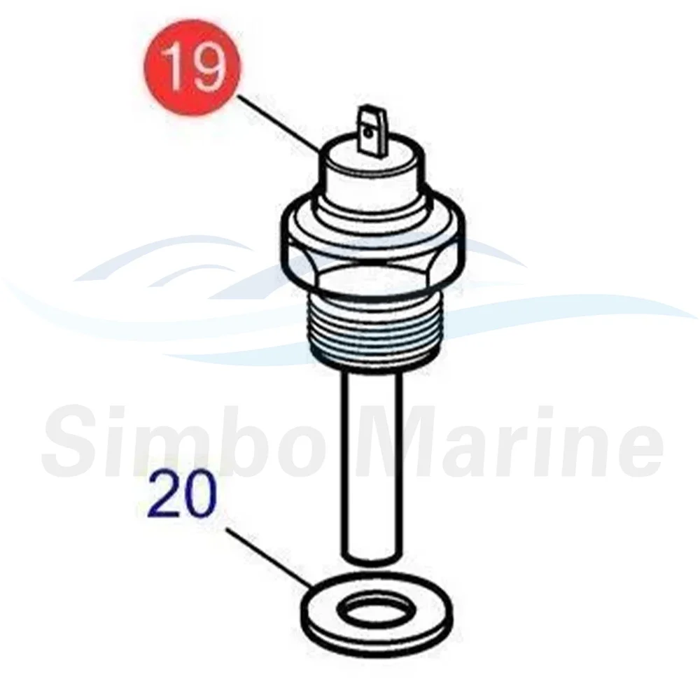 3/8 Inch Temperature Sensor Se - Temperature Sensor ulasan dan harga