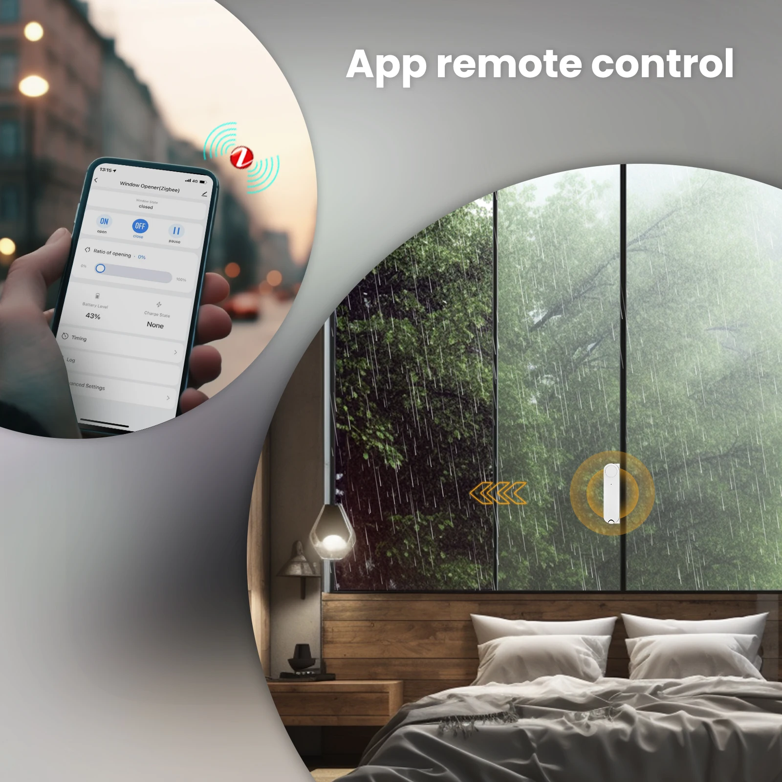 MOES Tuya Zigbee Smart Sliding - Smart Home Wiser ulasan dan harga