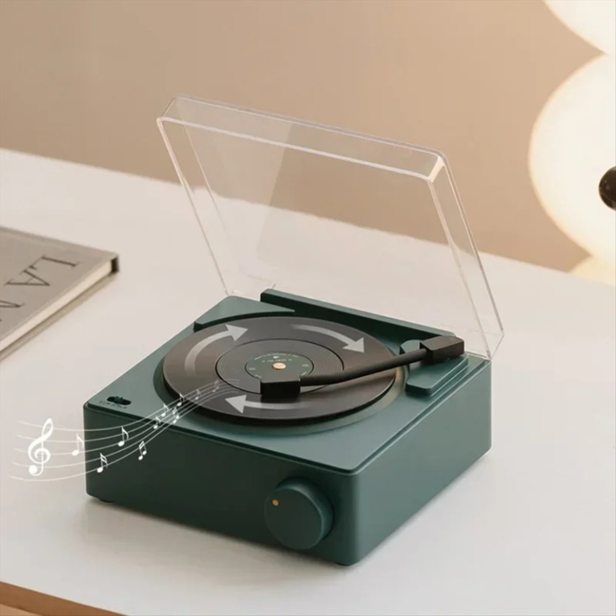 T171C-Retro Vinyl Wireless Blu - Smart Home Yellow ulasan dan harga