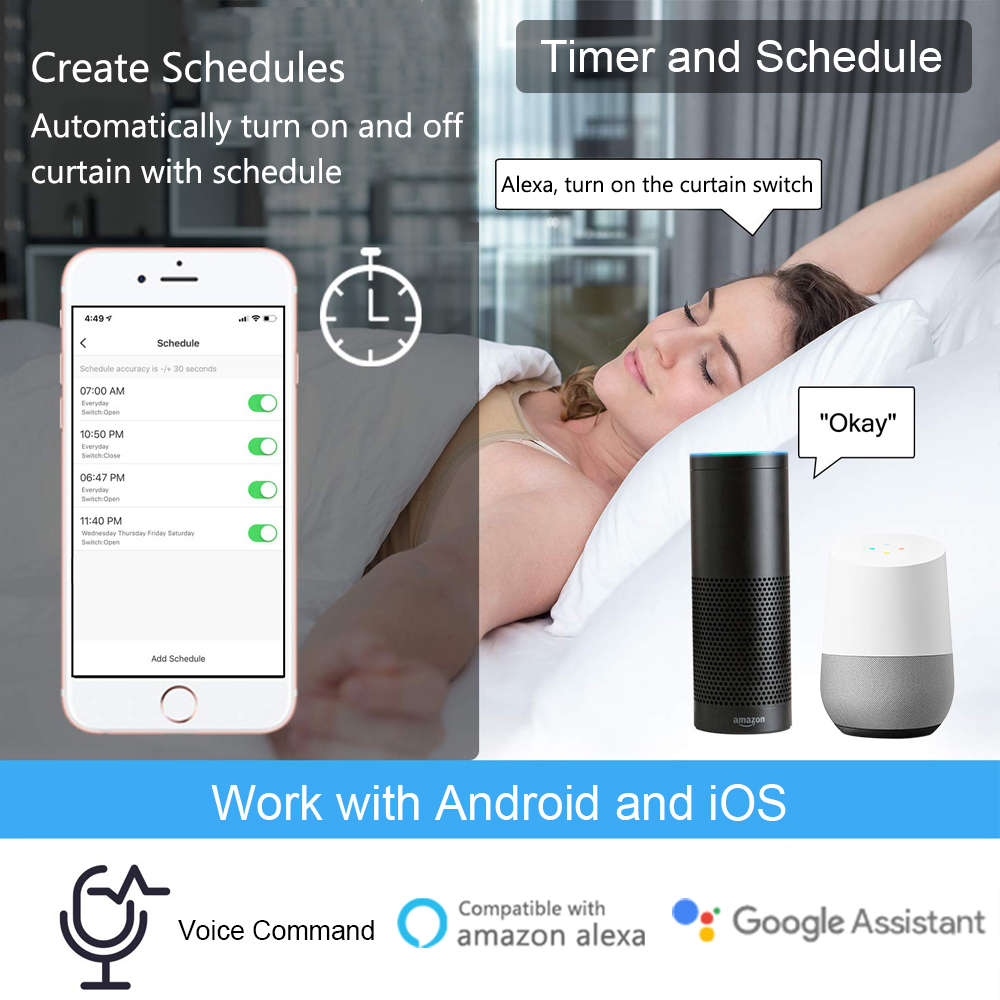 Tuya Smart Life Curtain Switch - Universal Remote Smart Home ulasan dan harga