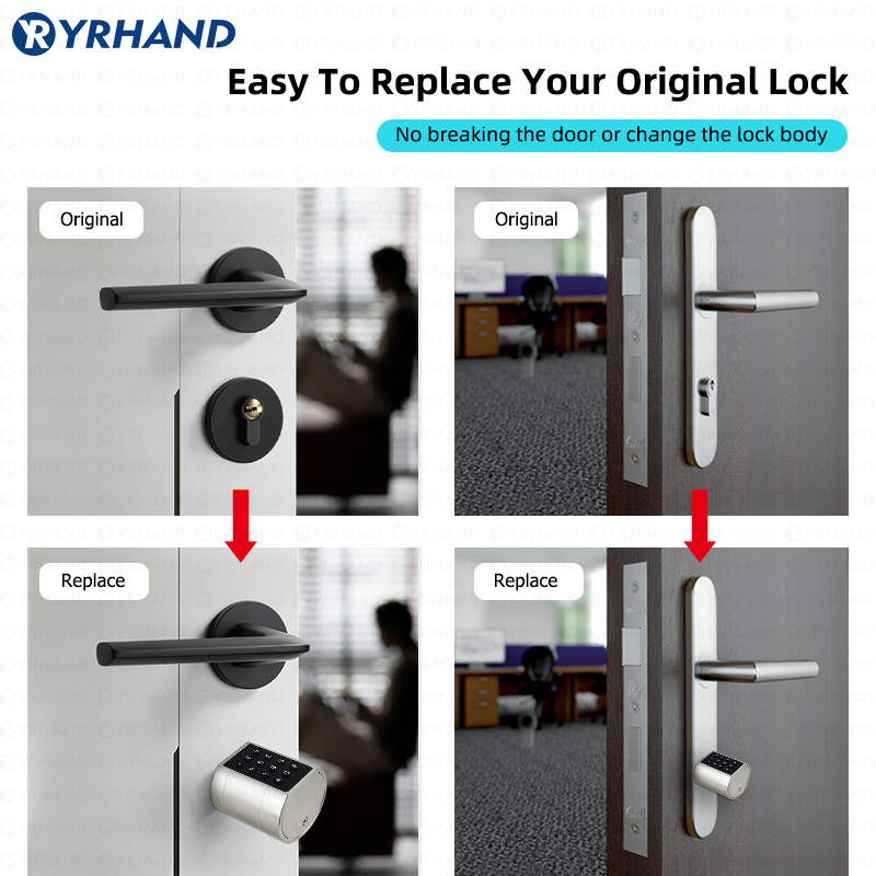 Smart Euro Cylindrical Door Lo - Smart Home Door Lock ulasan dan harga