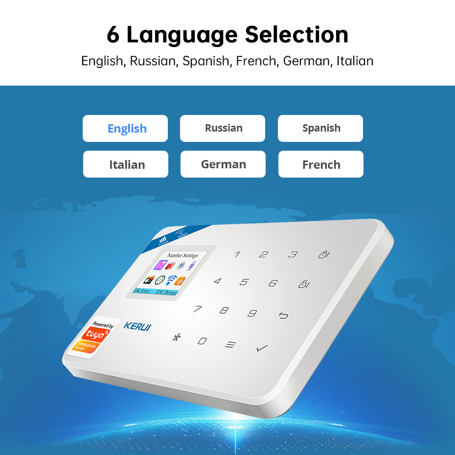KERUI W181 Alarm System Secutr - Smart Home Video ulasan dan harga