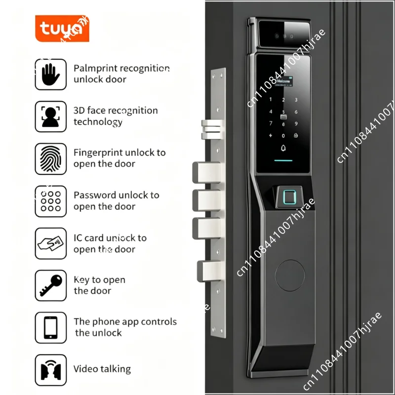 IP66 Waterproof Palm & Facial  - Smart Home Door Lock ulasan dan harga