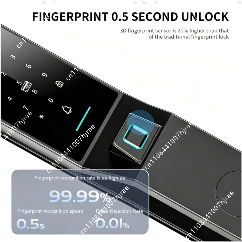 IP66 Waterproof Palm & Facial  - Smart Home Door Lock ulasan dan harga