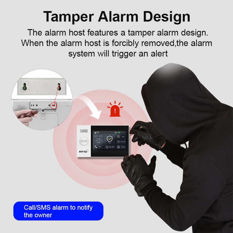 PGST 2G WiFi Alarm System Kit  - Smart Home Wiser ulasan dan harga