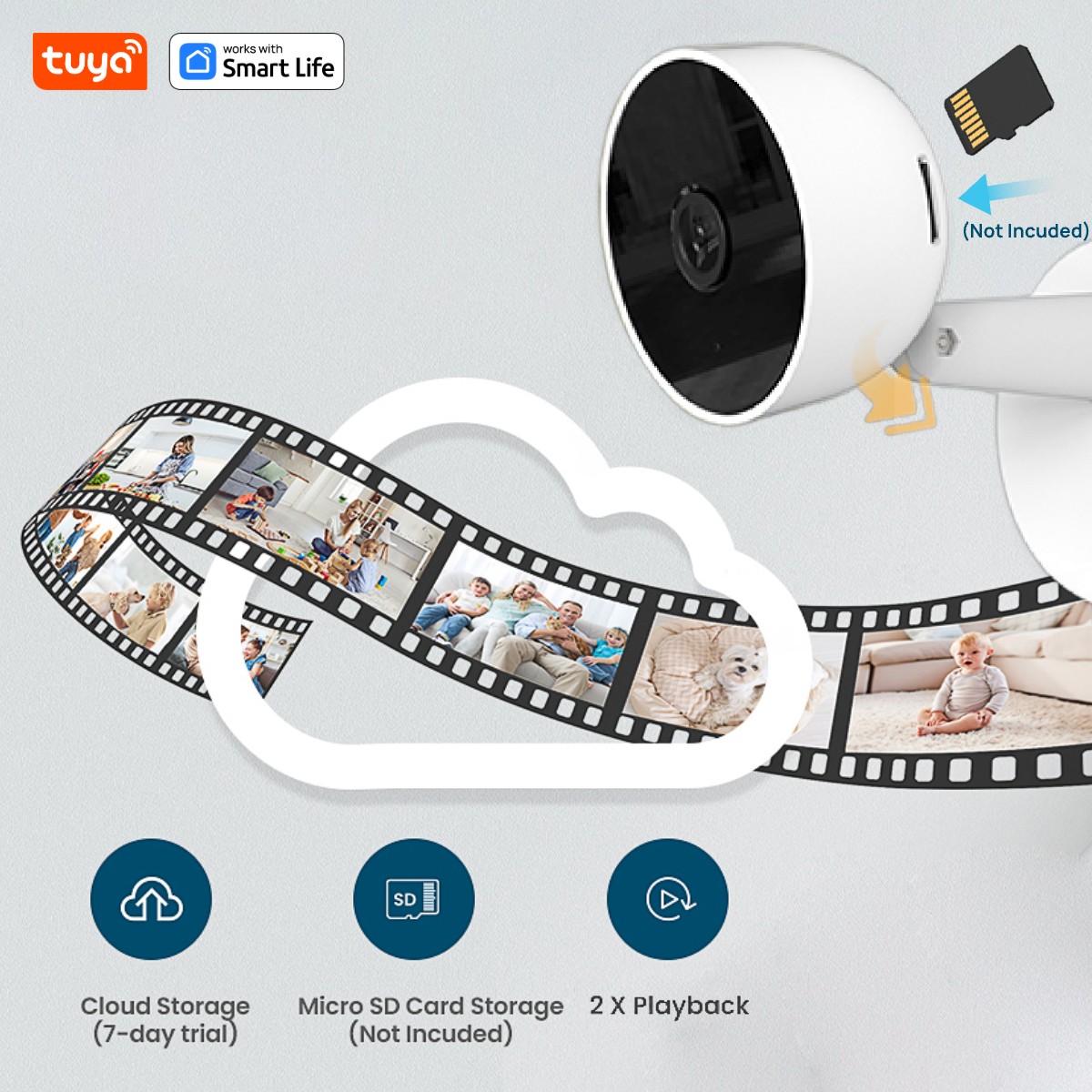 Tuya Smart 2MP HD Indoor Home  - Smart Home Camera Ezviz ulasan dan harga